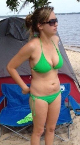A wife spreads her cunt at the beach #ftdjs6y8